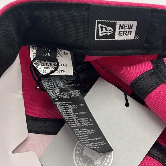 NWT CANADA GOOSE Wordmark Adjustable Cap SUMMIT PINK ONE SIZE UNISEX - Picture 16 of 16